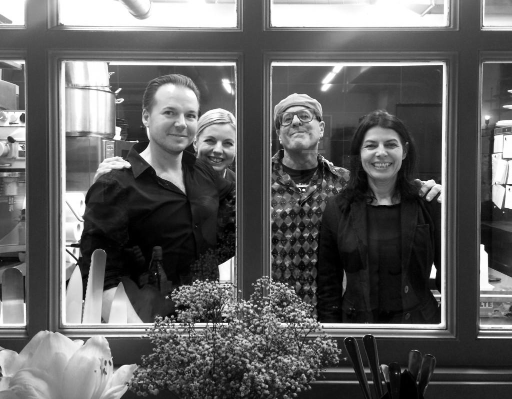 Foodhunter unter sich: Marco, Ulli, Mark und Gabi © Sarah Krobath